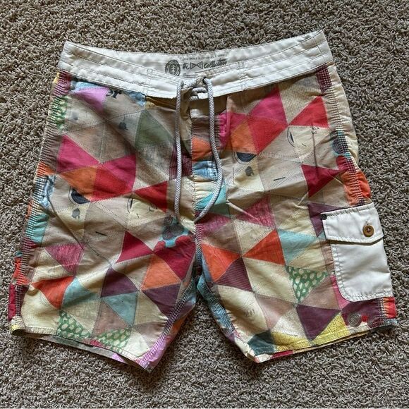 Size 33 Mens Board Shorts The Bow Tie Collection T Campbell Unlined - Picture 1 of 4